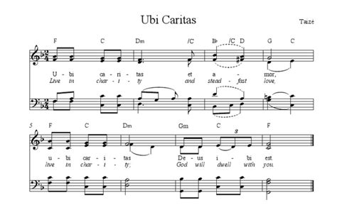 Ubi Caritas Lyrics (Taizé Chant) .